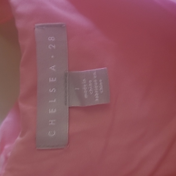 NEW Chelsea28 Ruffle Midi Dress, Size S, Color: Pink Falling Leaves - Picture 9 of 11